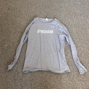 Gymshark Heather Gray Slim Long Sleeve Top